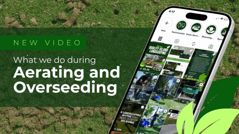Aerating and Overseeding- New Video!
